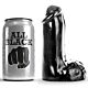 Dildo ALL BLACK 13 CM - Realistický tvar a kompaktní
