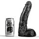 Dildo All Black 22 cm - Hladký a flexibilní pro potěšení