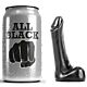 Dildo ALL BLACK 9 cm s hladkým povrchem