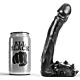 Dildo ALL BLACK 19 CM - Realistický vzhled a komfort