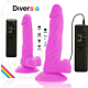 Dildo Loviux Diversia 18 cm s vibracemi a flexibilitou