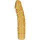 Vibrátor GET REAL Gold Dicker s realistickým tvarem a vibracemi