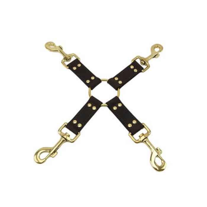 Pouta Bound Nubuck Leather 4 Way Hog Tie Pouta Bound Nubuck Leather 4 Way Hog Tie