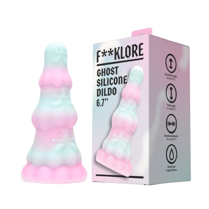 Dildo F**kLore Ghost s přísavkou a designem Dildo F**kLore Ghost s přísavkou a designem