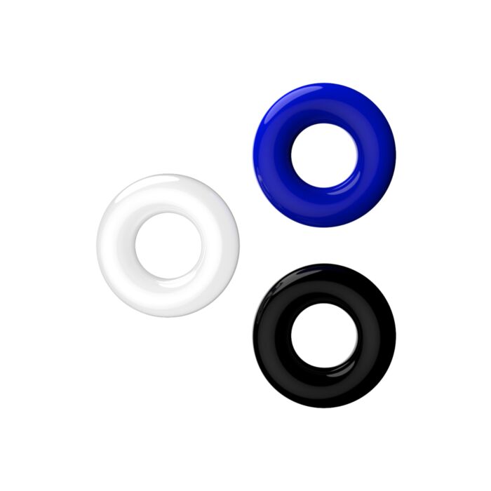 Anální kroužky JoyRings Doughnut Cock Rings 3-pack Anální kroužky JoyRings Doughnut Cock Rings 3-pack