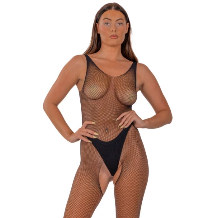 Bodystocking Lace Crotchless s otevřeným rozkrokem Bodystocking Lace Crotchless s otevřeným rozkrokem
