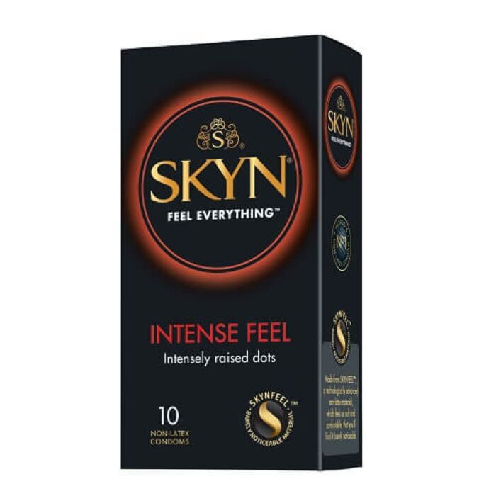 Kondomy Mates SKYN Intense Feel Non Latex 10 ks - Komfortní Kondomy Mates SKYN Intense Feel Non Latex 10 ks - Komfortní
