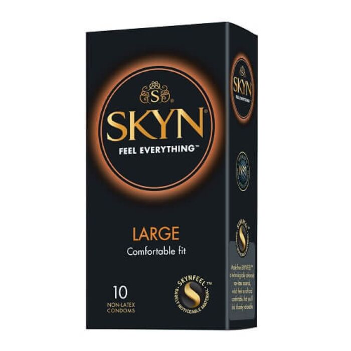 Kondomy Mates SKYN Large 10 ks s netextilním materiálem Kondomy Mates SKYN Large 10 ks s netextilním materiálem