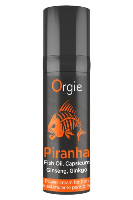 Krém na stimulaci Orgie PIRANHA s hřejivým efektem Krém na stimulaci Orgie PIRANHA s hřejivým efektem