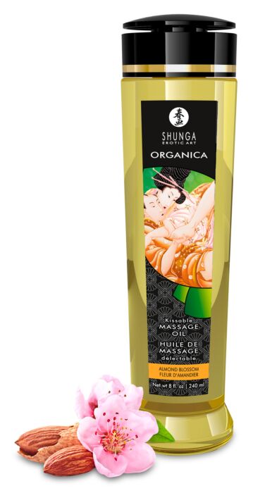 Masážní olej Shunga Almond Blossom