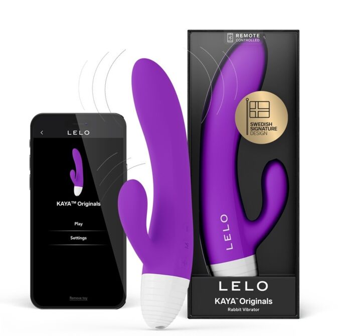 Vibrátor LELO KAYA pro současnou stimulaci bodu G a klitorisu
