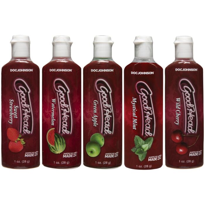 Gely do orálního sexu Doc Johnson Good Head 5 Pack Gely do orálního sexu Doc Johnson Good Head 5 Pack