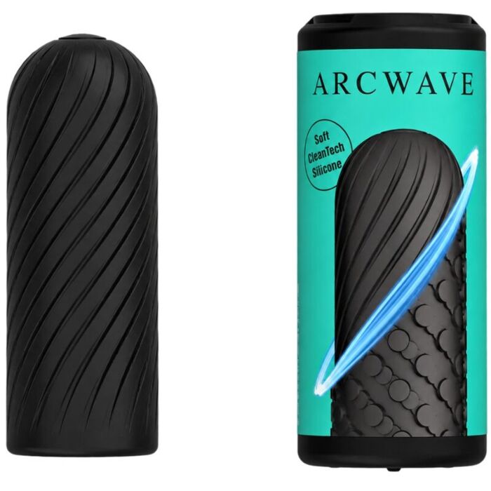 Silikonový masturbátor ARCWAVE Ghost oboustranný černý