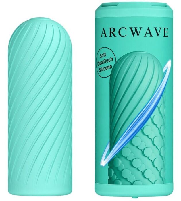 Masturbátor ARCWAVE Ghost s oboustrannou texturou v mátové barvě