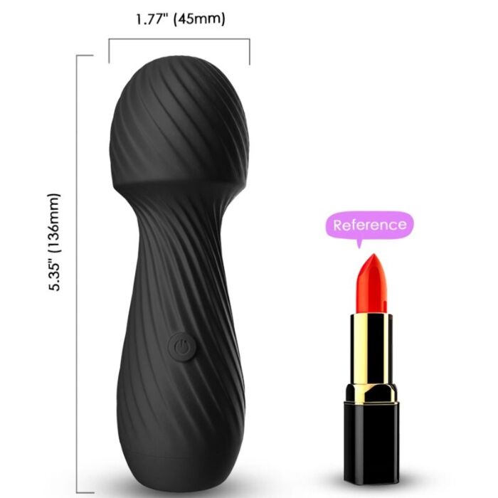 ARMONY - DAZZLE MASSAGER & VIBRATOR SMALL BLACK ARMONY - DAZZLE MASSAGER & VIBRATOR SMALL BLACK