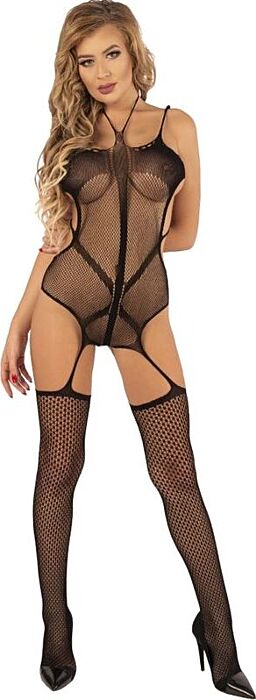 Bodystocking Negro Livco Corsetti Elegante y Sexy
