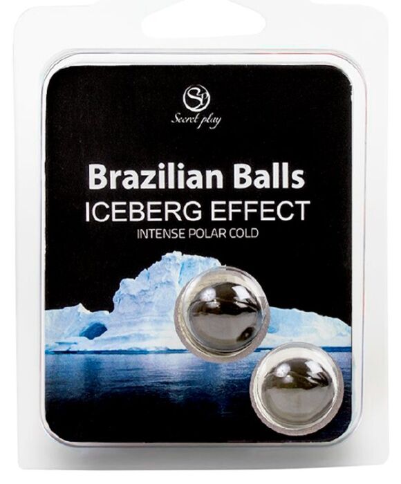Lubrikant Secret Play Brazilian Balls s efektem Iceberg