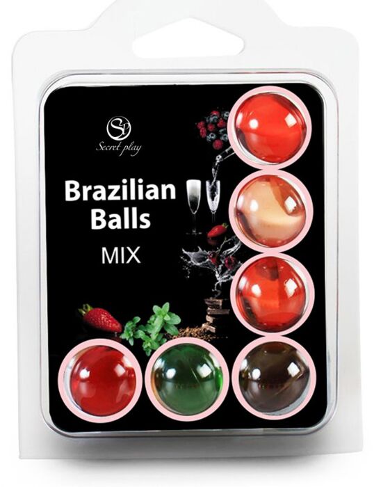 Lubrikant SECRETPLAY Kuličky Brazilian Balls s ovocným aroma
