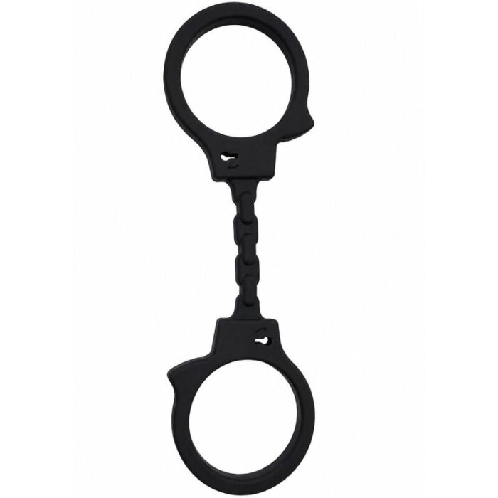 DIABLO PICANTE - SILICONE HANDCUFFS BLACK DIABLO PICANTE - SILICONE HANDCUFFS BLACK