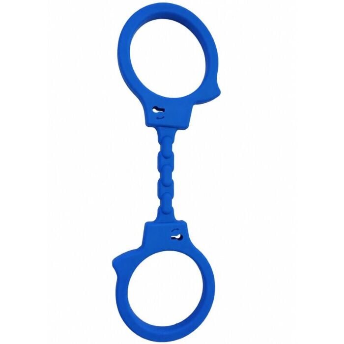 DIABLO PICANTE - SILICONE HANDCUFFS BLUE DIABLO PICANTE - SILICONE HANDCUFFS BLUE