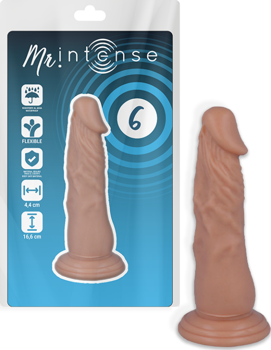 Dildo MR. INTENSE 16.6 cm realista y flexible