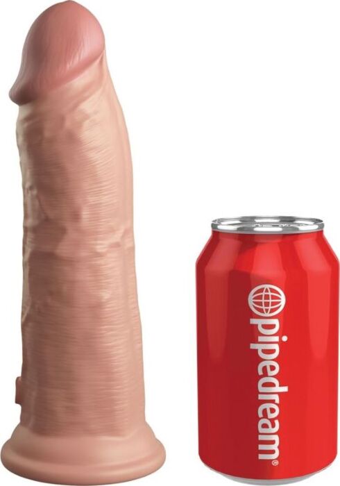 KING COCK - ÉLITE DILDO REALÍSTICO VIBRADOR & SILICONA 20.3 CM