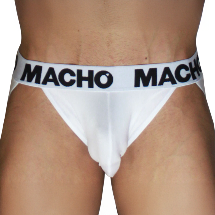MACHO - MX29BL JOCK WHITE + WHITE M MACHO - MX29BL JOCK WHITE + WHITE M