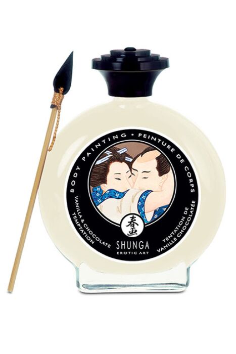 Pintura Corporal Comestible Shunga Vainilla y Chocolate