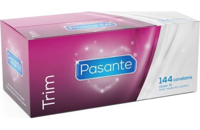 Kondomy Pasante Trim 144 Kusů s úzkým střihem
