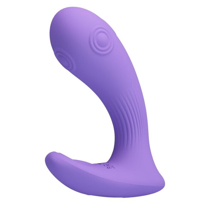 PRETTY LOVE - ANDROMEDA RECHARGEABLE DUAL STIMULATION VIBRATOR PURPLE PRETTY LOVE - ANDROMEDA RECHARGEABLE DUAL STIMULATION VIBRATOR PURPLE