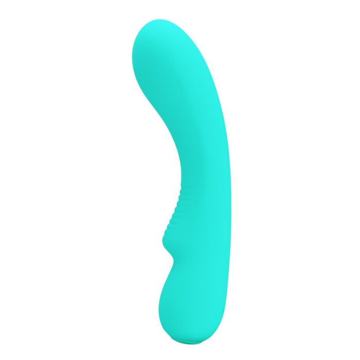 PRETTY LOVE - PRESCOTT RECHARGEABLE VIBRATOR AQUA GREEN PRETTY LOVE - PRESCOTT RECHARGEABLE VIBRATOR AQUA GREEN