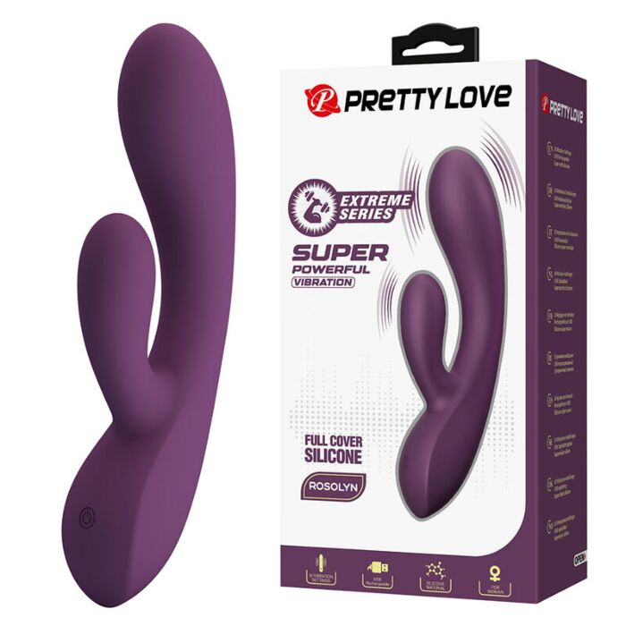 PRETTY LOVE - ROSOLYN RECHARGEABLE RABBIT VIBRATOR 10 FUNCTIONS PRETTY LOVE - ROSOLYN RECHARGEABLE RABBIT VIBRATOR 10 FUNCTIONS