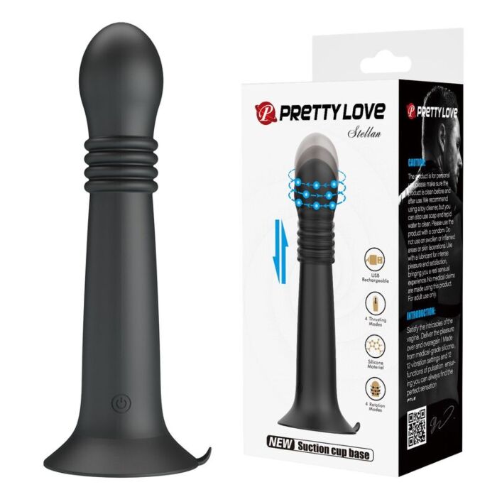 PRETTY LOVE - STELLA USB RECHARGEABLE ROTATING AND THRUSTING MASSAGER PRETTY LOVE - STELLA USB RECHARGEABLE ROTATING AND THRUSTING MASSAGER