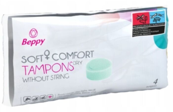 Tampony BEPPY bez provázku - hygienické a diskrétní