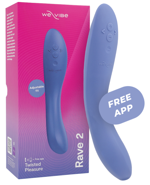 Vibrátor WE-VIBE RAVE 2 pro bod G, modrý