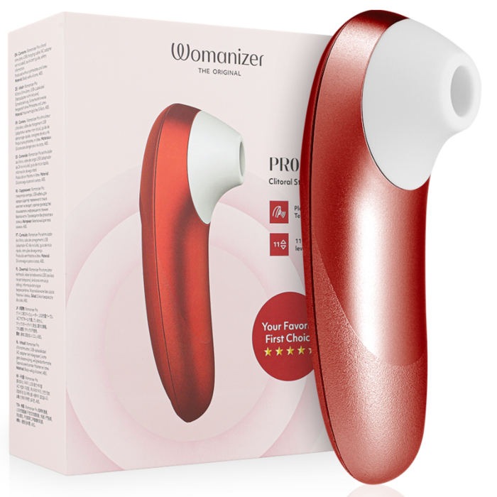 WOMANIZER - PRO VIBRANT CLITORAL STIMULATOR BURGUNDY WOMANIZER - PRO VIBRANT CLITORAL STIMULATOR BURGUNDY