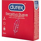 Jemné kondomy Durex Sensitivo - 3 kusy pro přirozenější zážitek