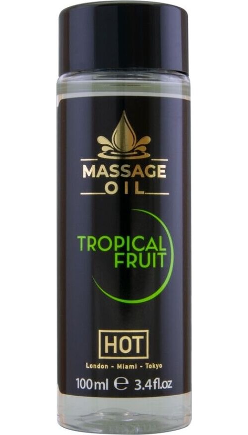 Olej na masáž HOT Tropické ovoce 100ml pro uklidnění