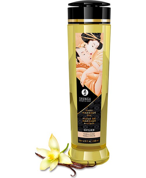 Masážní Olej Shunga Desire - Vannila 240 ml