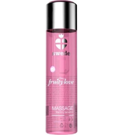 Olej na masáže SWEDE Fruity Love s hřejivým efektem