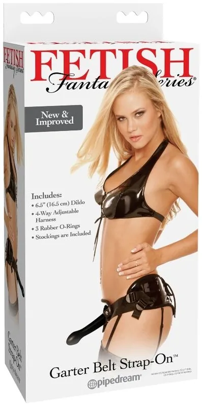 Krabice Fetish Fantasy Garter Belt Strap-On